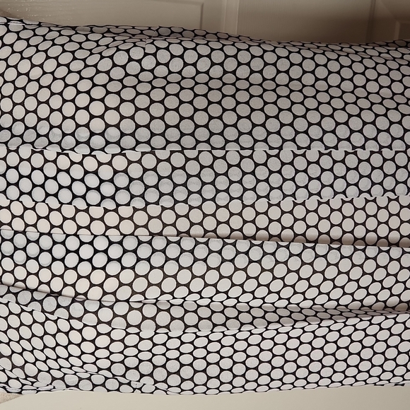 MICHAEL michael kors white black pleated top size S - Picture 4 of 11